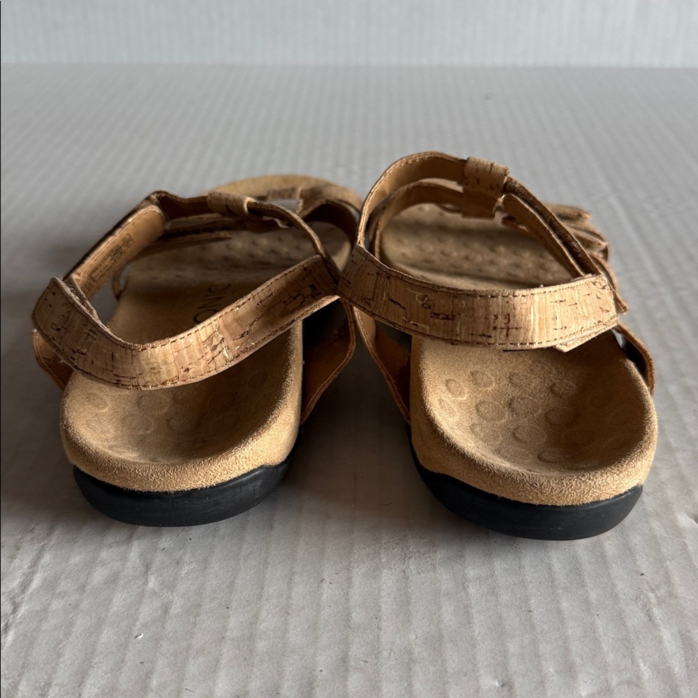 Vionic Amber Sandals In Tan Cork - Picture 8 of 11